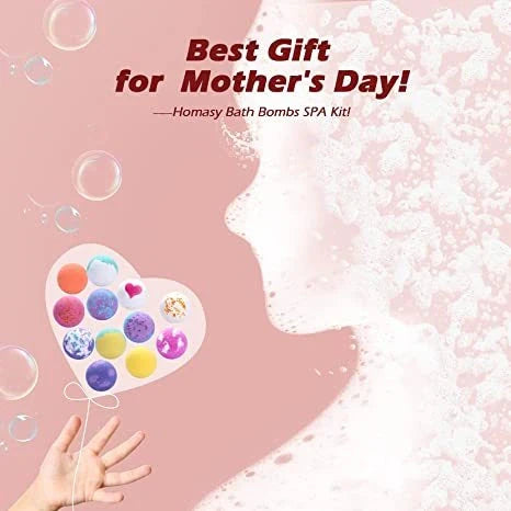 14-piece explosive salt ball gift box with varied fragrances for relaxing baths