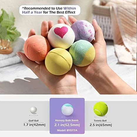 14-piece explosive salt ball gift box with varied fragrances for relaxing baths
