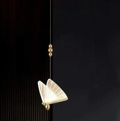 Modern Butterfly Lamp Chandelier with LED lighting for indoor decor