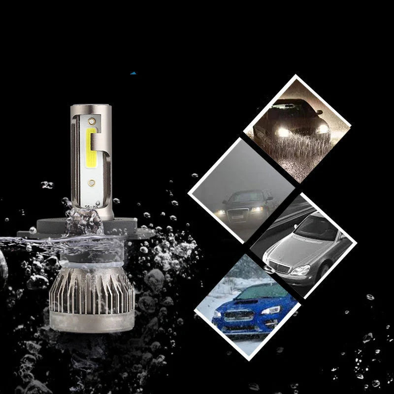 GM car LED headlights with COB light source and aviation aluminum body