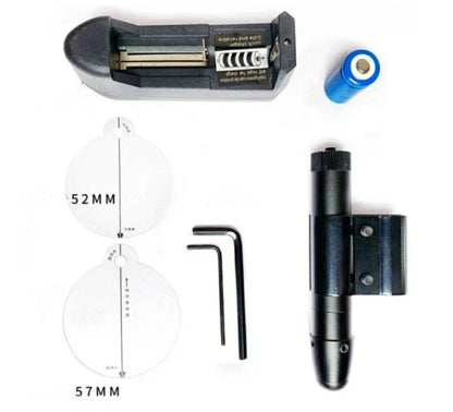 Precision Billiard Trainer with infrared laser sight for improving aim and accuracy in pool and snooker