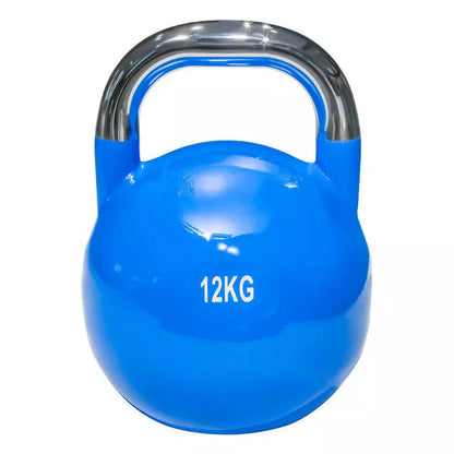 Steel paint kettlebell for strength training in various weights from 4kg to 32kg