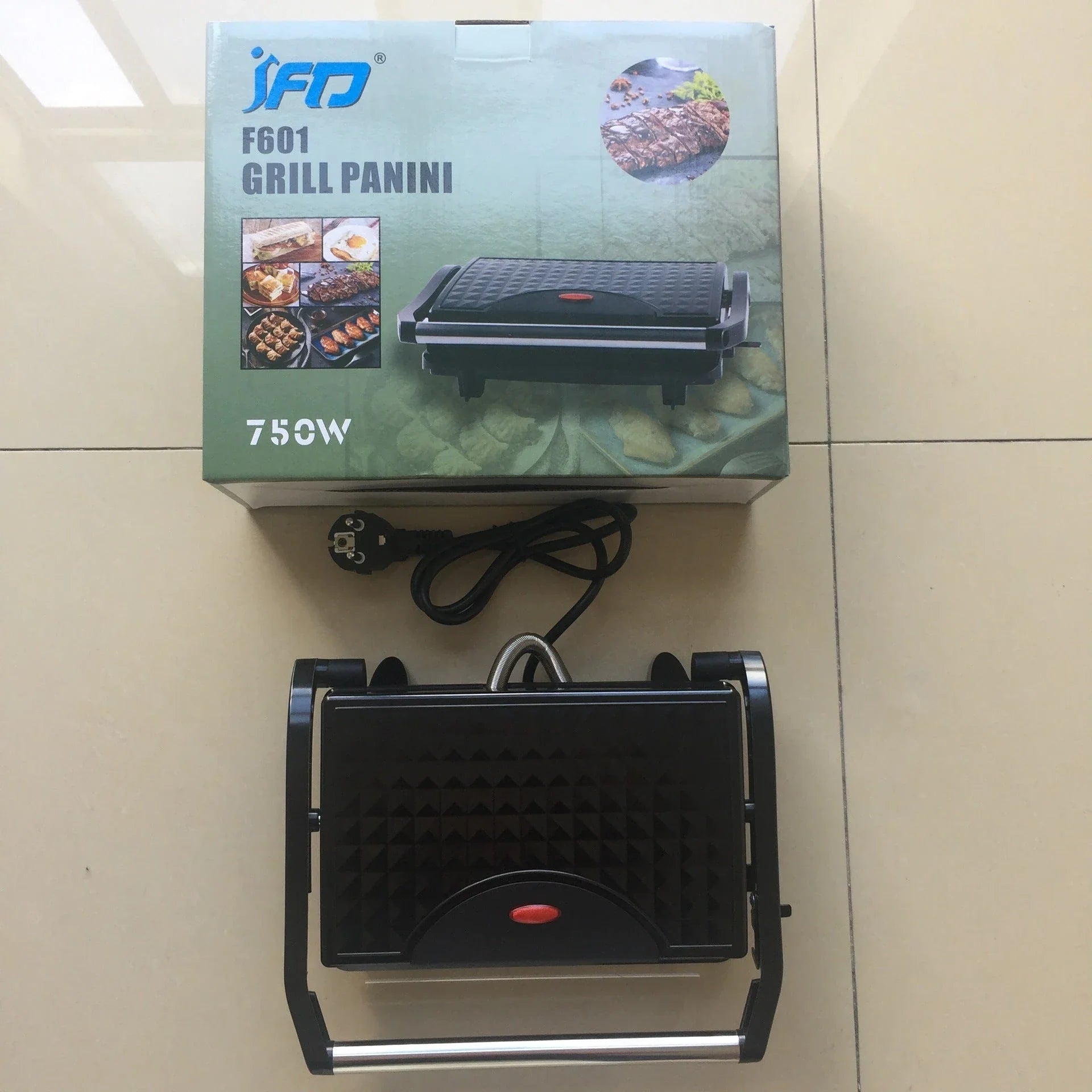 Premium nonstick electric grill with temperature control and smokeless design for effortless home cooking