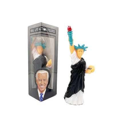 Expertly crafted Joe Biden figurine featuring a lifelike design and premium British construction for a stylish home accent piece