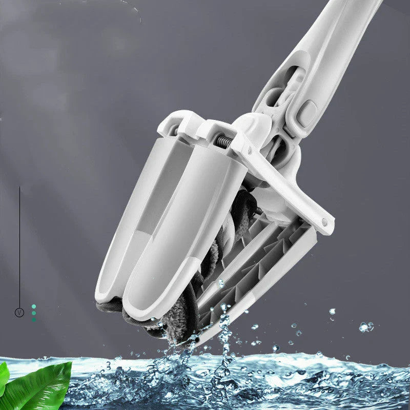 Premium flat mop with 360-degree rotational head, adjustable telescopic handle, and high-quality microfibre material for effortless cleaning