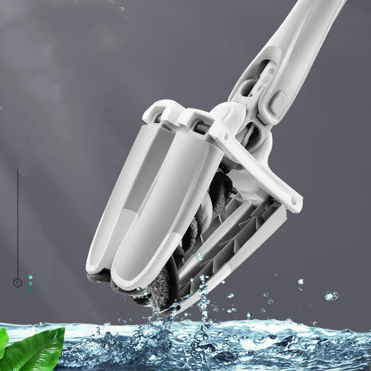 Premium flat mop with 360-degree rotational head, adjustable telescopic handle, and high-quality microfibre material for effortless cleaning