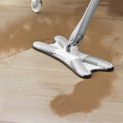 Premium flat mop with 360-degree rotational head, adjustable telescopic handle, and high-quality microfibre material for effortless cleaning