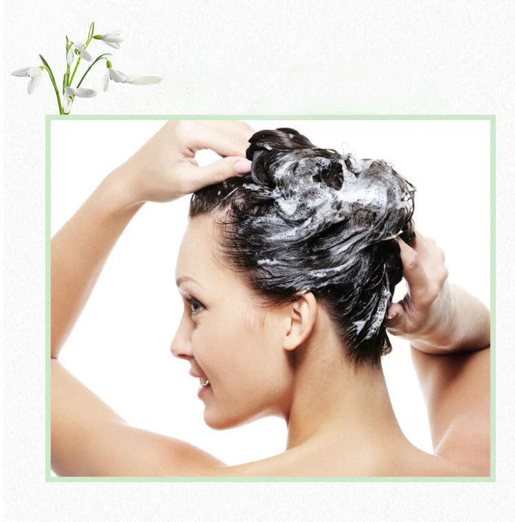 Revitalising Herbal Shampoo Bars with Polygonum and Ginseng for nourished, healthy-looking hair