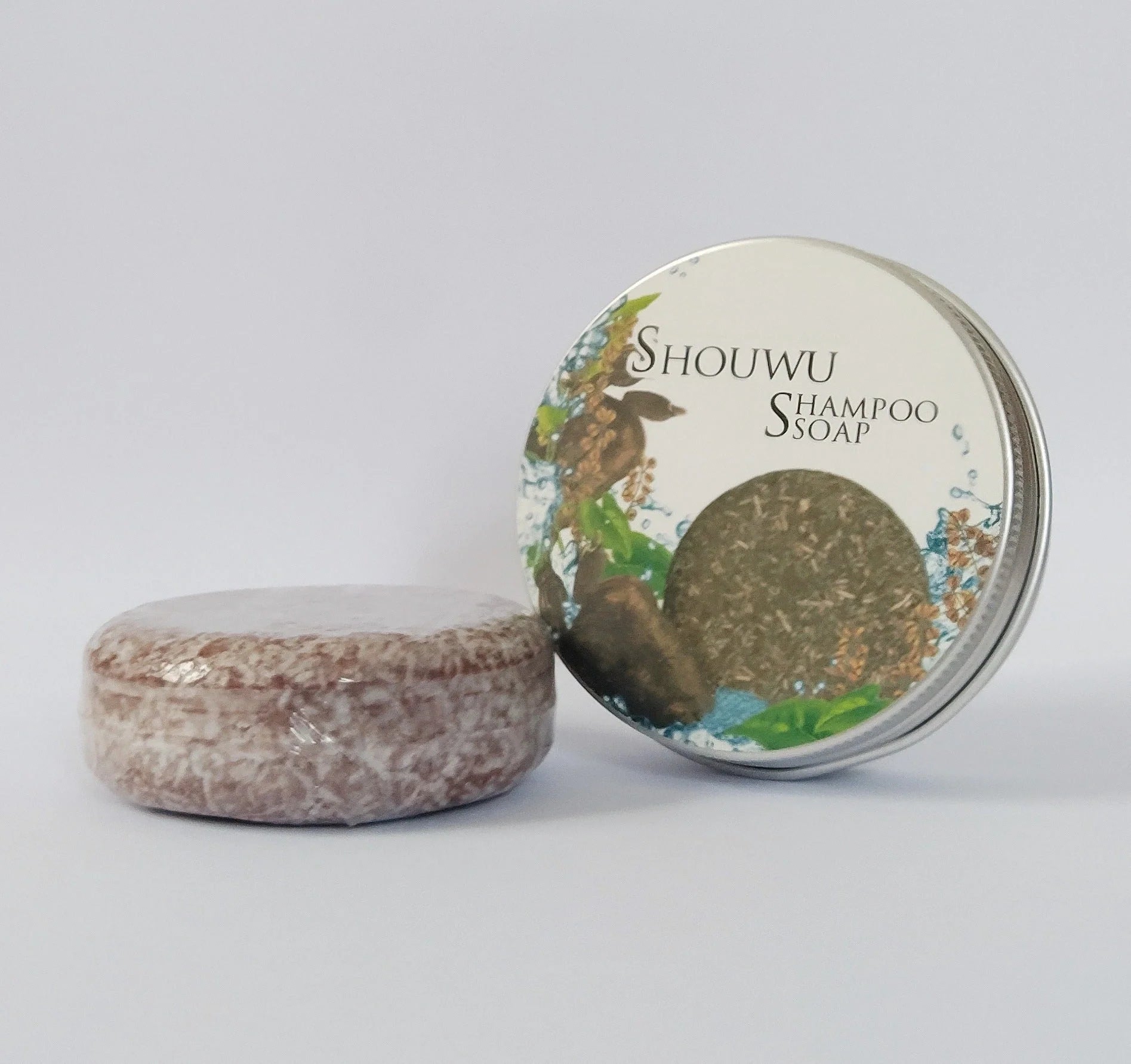 Revitalising Herbal Shampoo Bars with Polygonum and Ginseng for nourished, healthy-looking hair