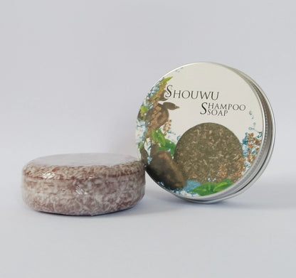 Revitalising Herbal Shampoo Bars with Polygonum and Ginseng for nourished, healthy-looking hair