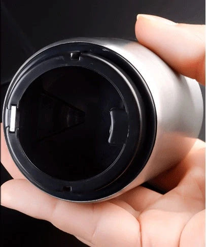 Stainless steel automatic beer bottle opener with magnet cap catcher