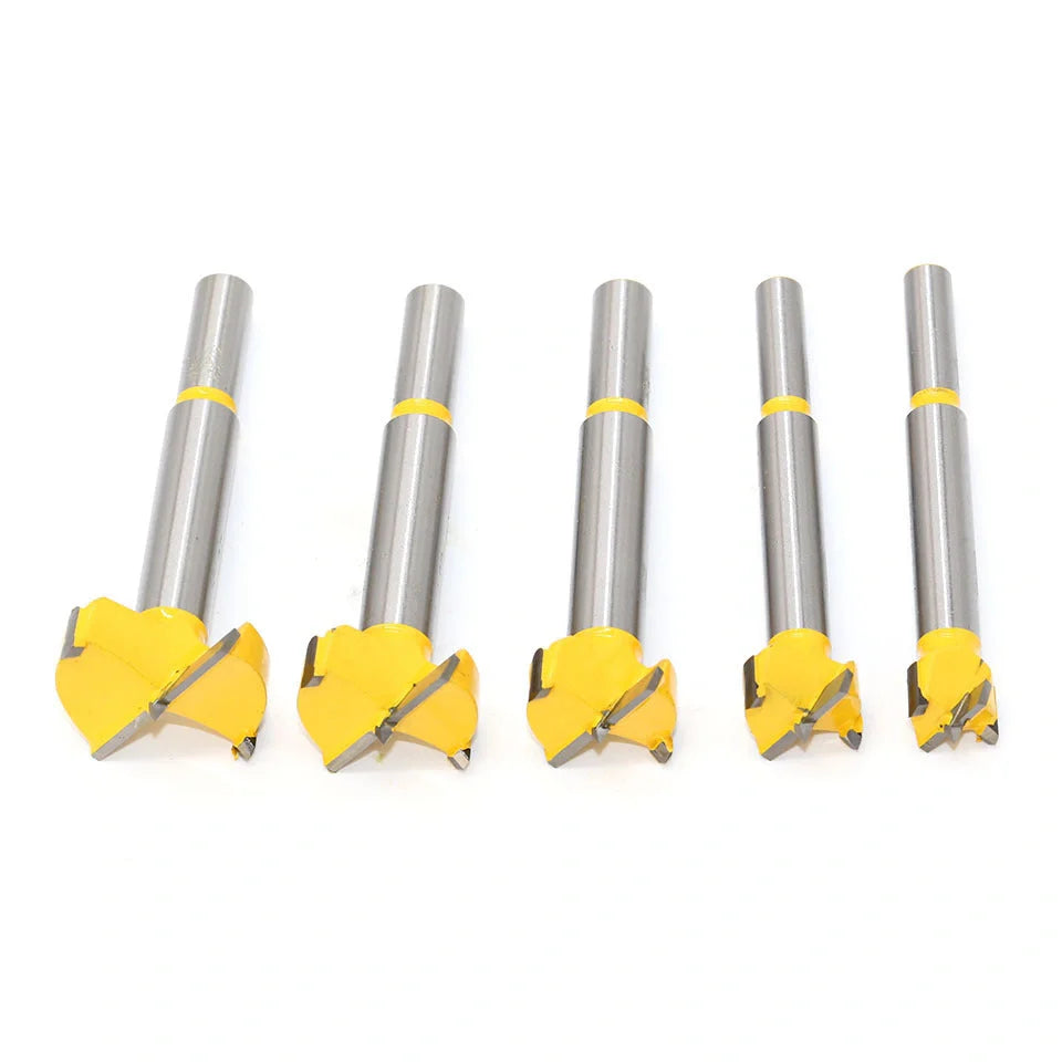 Premium Carbide Wood Reamer Bit Set in wooden box for electric drills