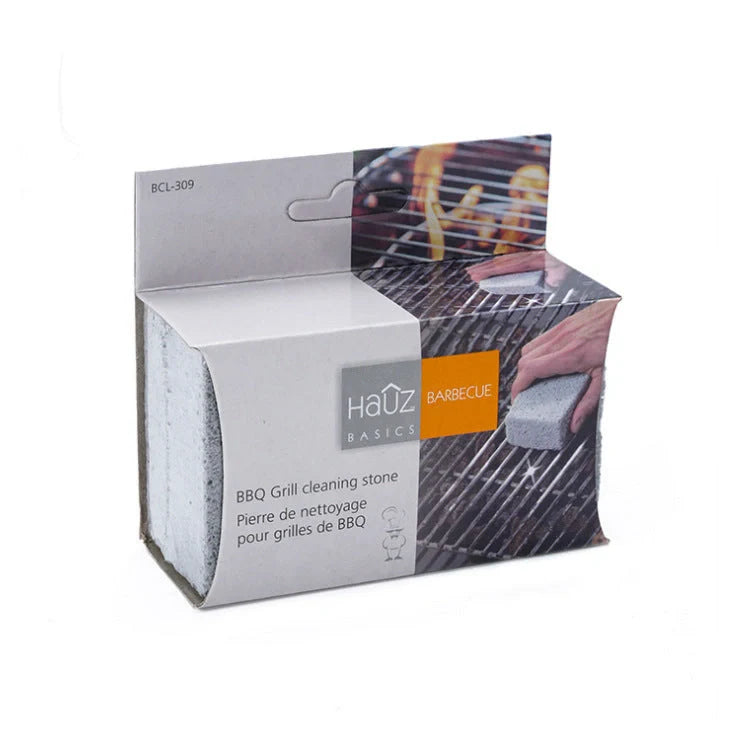 Natural pumice barbecue cleaning brick for chemical-free grill maintenance