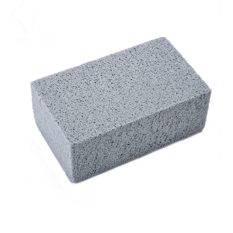 Natural pumice barbecue cleaning brick for chemical-free grill maintenance