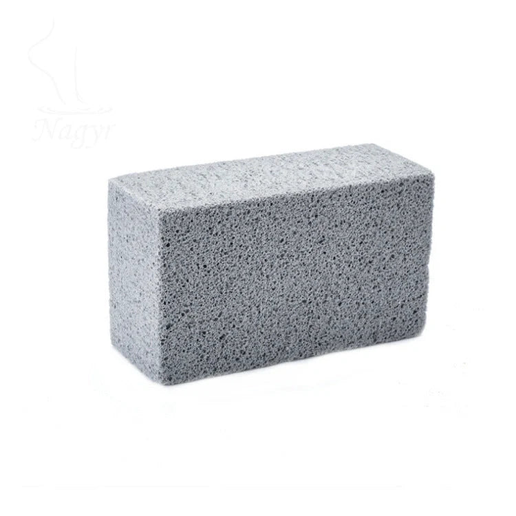 Natural pumice barbecue cleaning brick for chemical-free grill maintenance