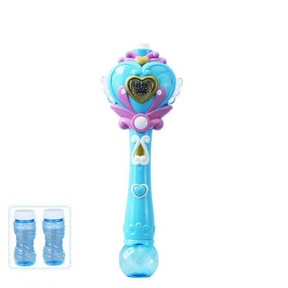 Enchanting bubble-blowing wand with butterfly design, perfect for young princesses