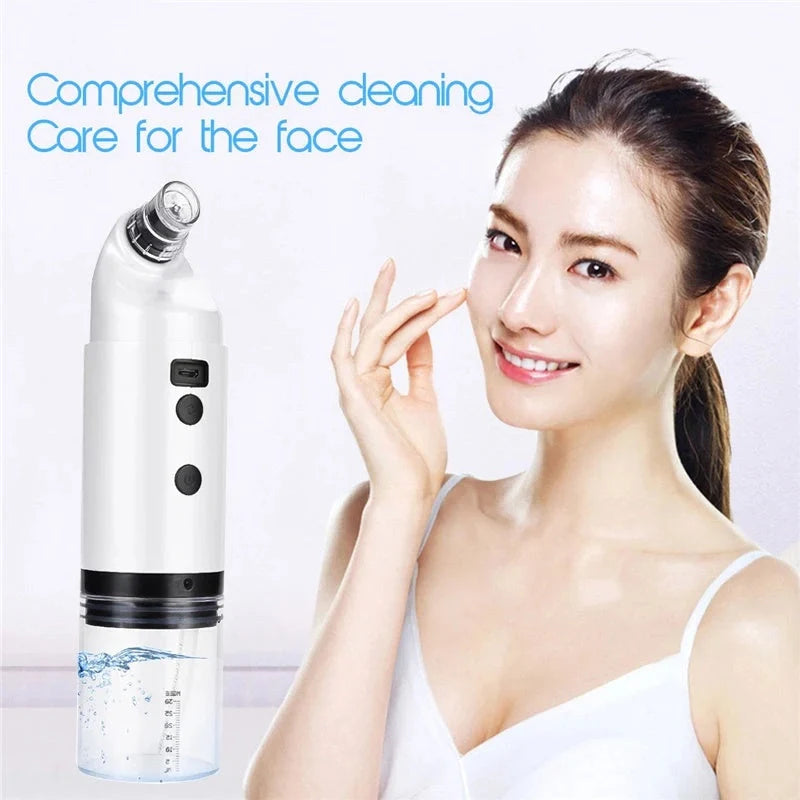 Electric Facial Cleaning Vacuum with multiple heads for deep skin cleansing