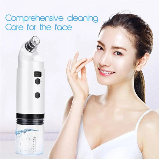 Electric Facial Cleaning Vacuum with multiple heads for deep skin cleansing