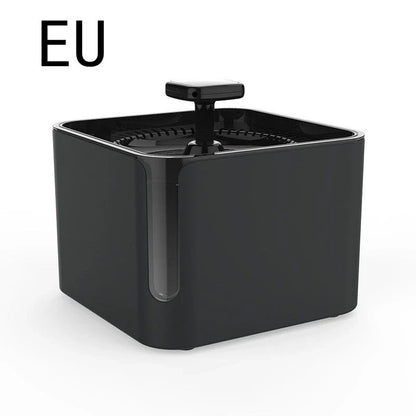 Energy-Efficient 3L USB Automatic Pet Feeder and Water Fountain with 360-degree Circulating Filtration and Automatic Power-Off Feature