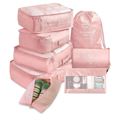 8-piece set luggage divider bag for travel storage and organisation