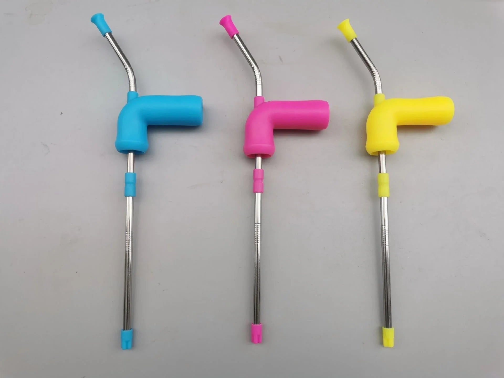 Slick Sipping Straw - Premium Stainless Steel and Plastic Party Accessory for Smooth, Fast-Flowing Beverage Enjoyment
