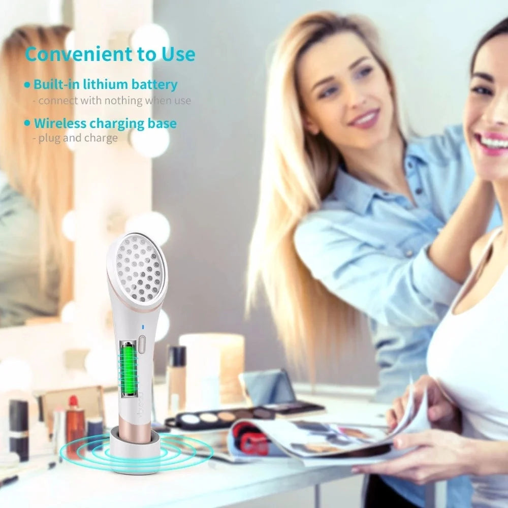 Xpreen Wireless Rechargeable Acne Treatment Device with Blue and Red Light Therapy