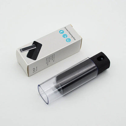 All-in-One Portable Screen Cleaner with Microfiber Wipe and Refillable Cleaning Solution