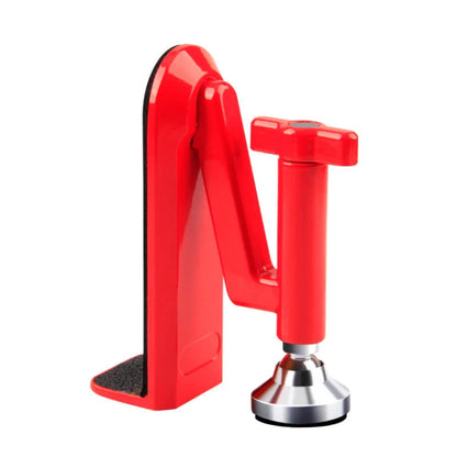 Portable door lock with alarm for travel security in aluminium alloy