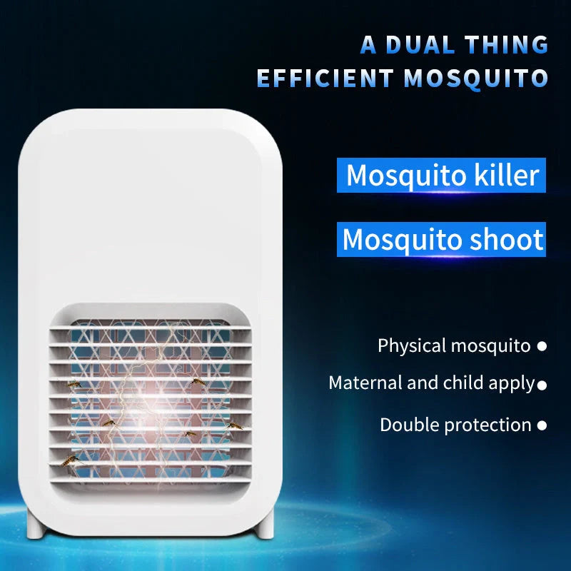 2in1 LED Mosquito Killer Lamp and Racket with USB charging cable
