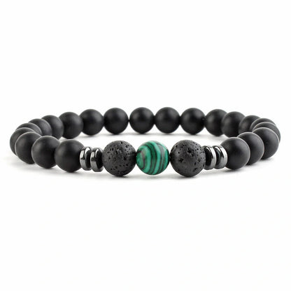 8mm stone beads seven chakra yoga beaded bracelet in various colours