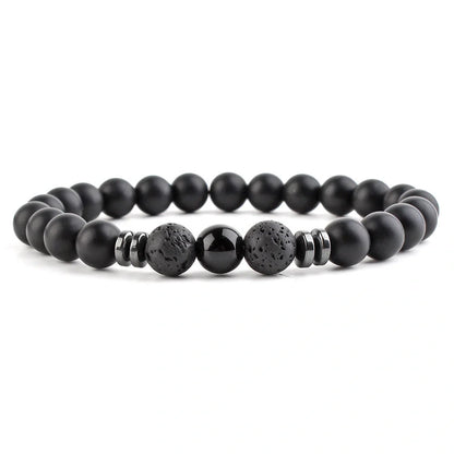 8mm stone beads seven chakra yoga beaded bracelet in various colours