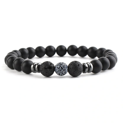 8mm stone beads seven chakra yoga beaded bracelet in various colours