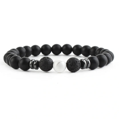 8mm stone beads seven chakra yoga beaded bracelet in various colours