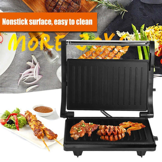 Premium nonstick electric grill with temperature control and smokeless design for effortless home cooking