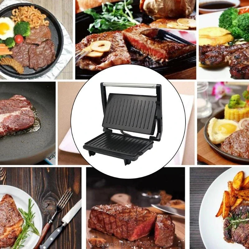 Premium nonstick electric grill with temperature control and smokeless design for effortless home cooking