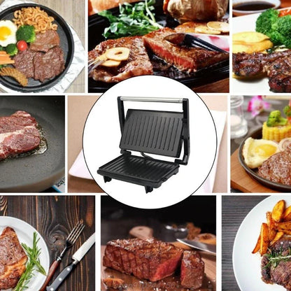 Premium nonstick electric grill with temperature control and smokeless design for effortless home cooking