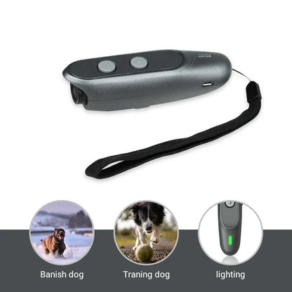 Portable Ultrasonic Dog Deterrent - Compact, Rechargeable, and Effective for Bark Control