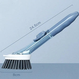 2-in-1 Cleaning Brush with Removable Head for Efficient Kitchen Cleaning