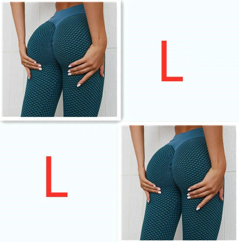 Premium plaid leggings in a variety of vibrant colors, designed for high-performance workouts and all-day comfort.