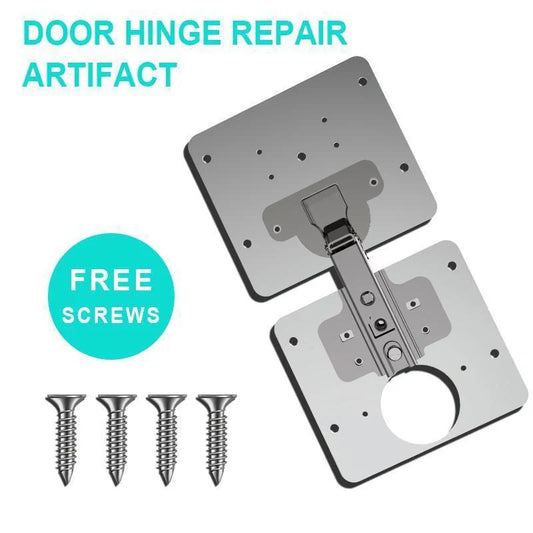 Stainless steel hinge repair installation device for furniture restoration