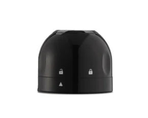 Premium silicone wine and champagne bottle stoppers in black colour, designed to create an airtight seal and lock in freshness