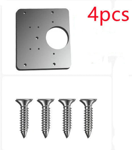 Stainless steel hinge repair installation device for furniture restoration