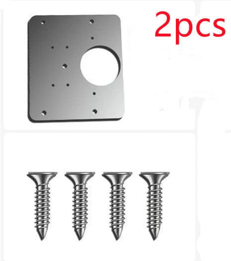 Stainless steel hinge repair installation device for furniture restoration