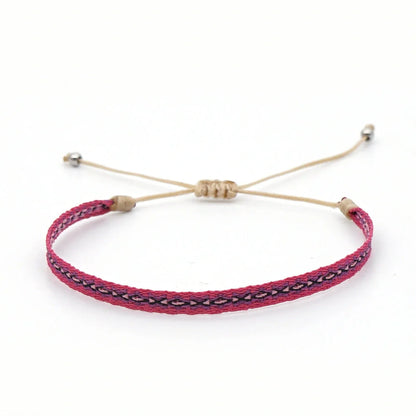 Handcrafted bohemian bracelet with ethnic flair, featuring premium Miyuki DB beads and traditional weaving techniques