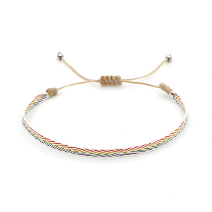 Handcrafted bohemian bracelet with ethnic flair, featuring premium Miyuki DB beads and traditional weaving techniques
