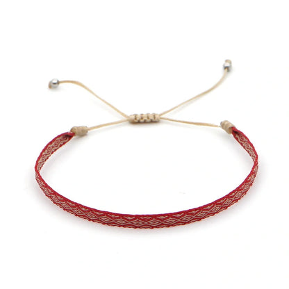 Handcrafted bohemian bracelet with ethnic flair, featuring premium Miyuki DB beads and traditional weaving techniques