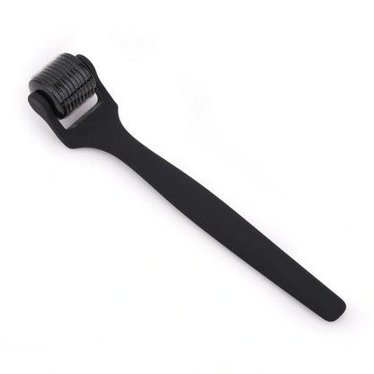 Matte 540 Microneedle Roller with oil-rubber handle for precise skincare treatments