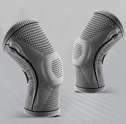Silicone Spring Knee Pads for sports and fitness with patella protector