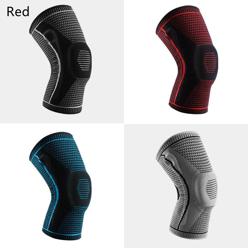 Silicone Spring Knee Pads for sports and fitness with patella protector