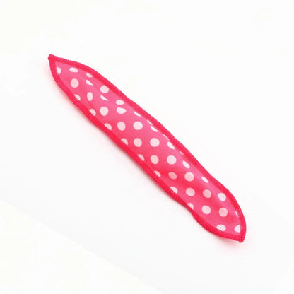 Soft, cushioned hair curler in various colours for creating effortless waves and curls while you sleep